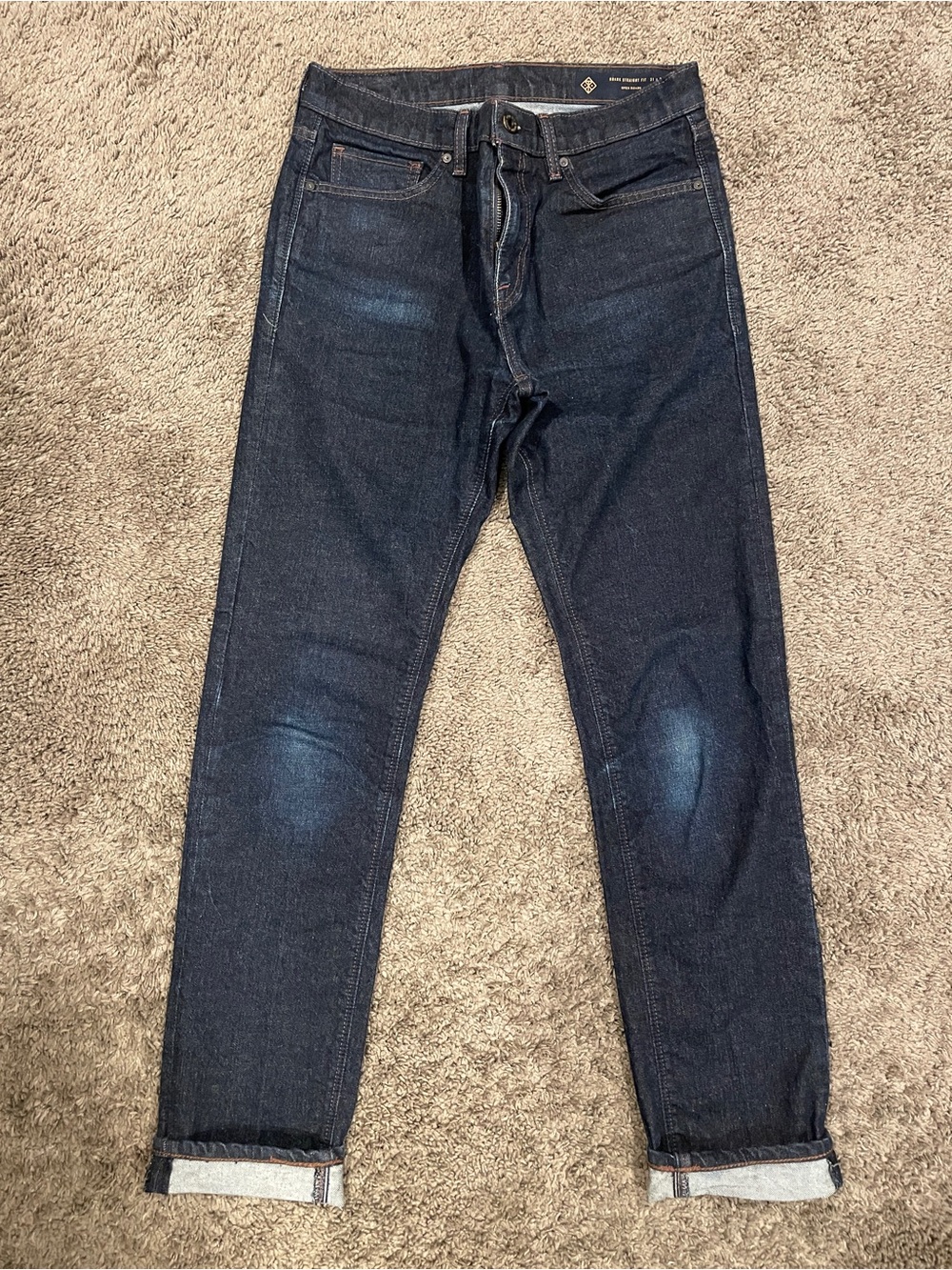Roark Men's Dark Indigo Slim Straight Jeans